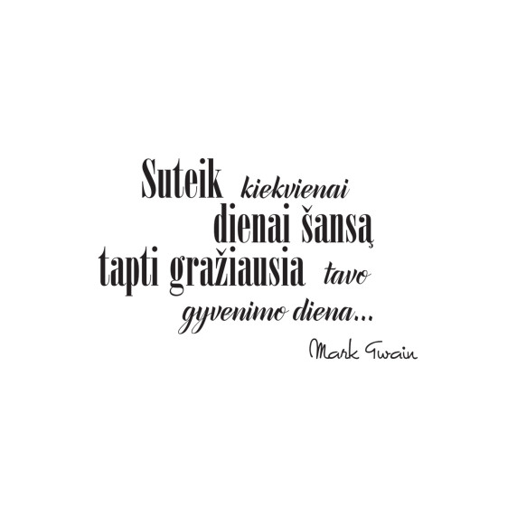 MOST BEAUTIFUL DAY Motivational sticker