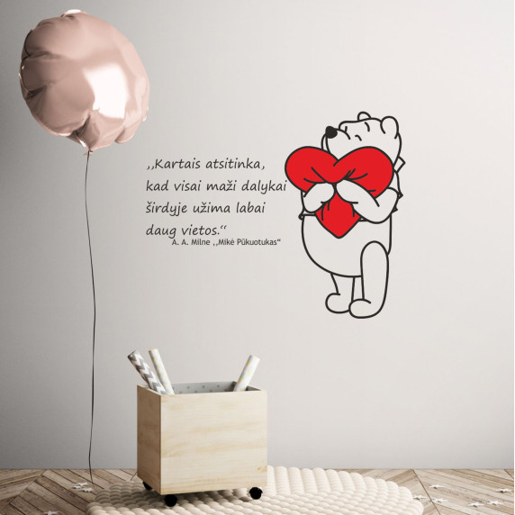 MIKE FLUFFY Inredning klistermärke för barnkammare