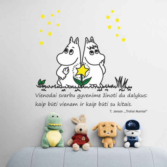 TROLLS US Motivatsiooniseina kleebis