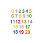 NUMBERS Educational wall stickers