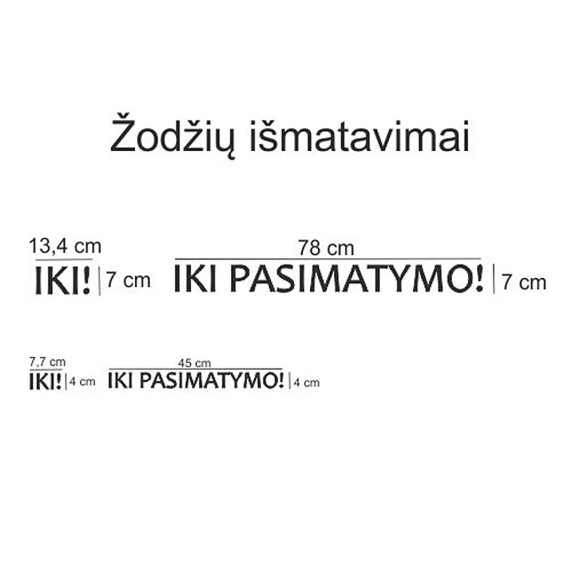 Ord av MANDAGUMO klistermärken på väggen