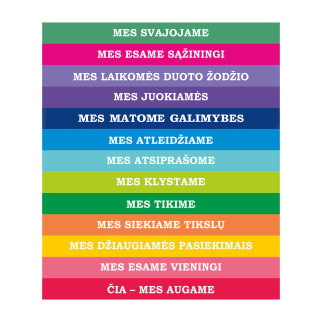 VALUE LADDERS Motivational stair stickers