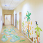 SEND KIDS TO THE TROPICS Floor and wall sticker collection