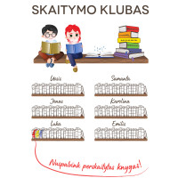 READING CLUB engaging sticker