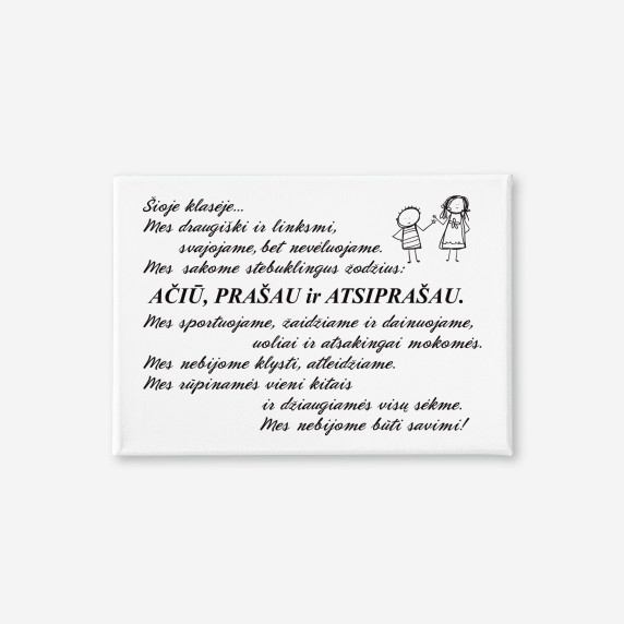 I DENNA KLASS Bild på duk