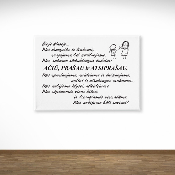 I DENNA KLASS Bild på duk