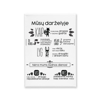 CHILDREN'S BEHAVIOR AGREEMENTS Picture on canvas CHILDREN'S BEHAVIOR AGREEMENTS Picture on canvas