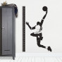 BASKETBALL PLAYER Height Chart - Sticker