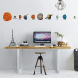 SOLAR SYSTEM PLANETS Educational wall stickers