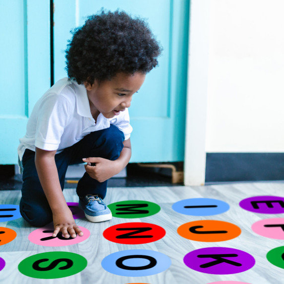 ALPHABET Floor Sticker for Games