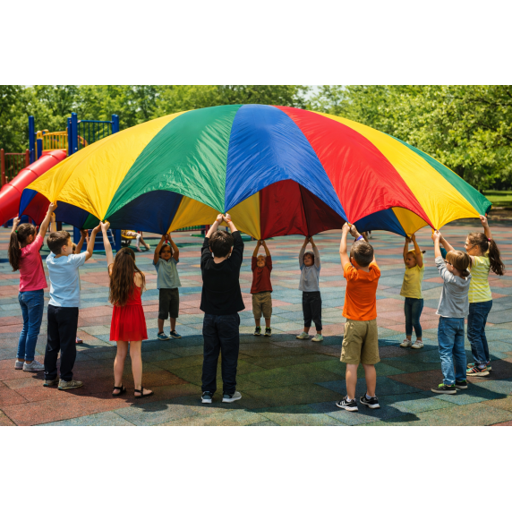 Suur mänguvarjund 6 m. Rühma tegevusteks