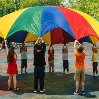 Suur mänguvarjund 6 m. Rühma tegevusteks