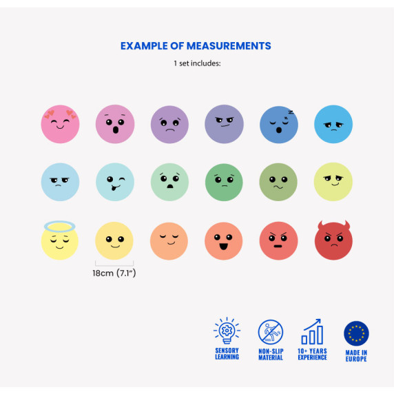 EMOTIONS Educational Floor Stickers