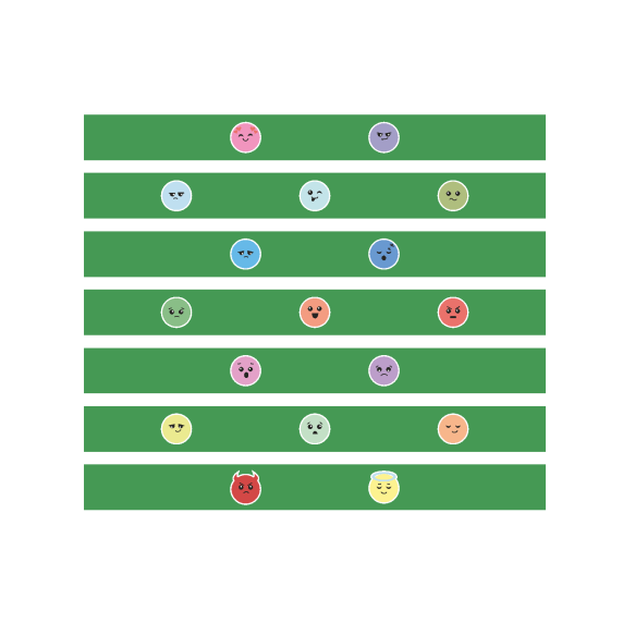 EMOTIONS Educative stair stickers