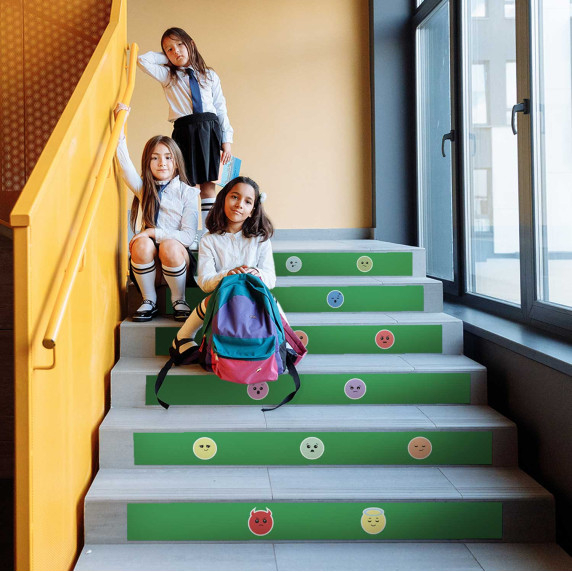 EMOTIONS Educative stair stickers