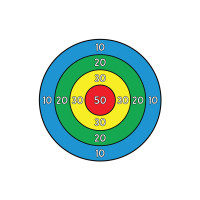 SIHTKOHT Mängude põrandakleebis