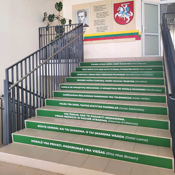 SMART STAIRS Educational stair stickers