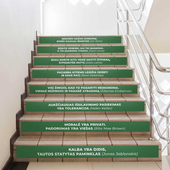 SMART STAIRS Educational stair stickers