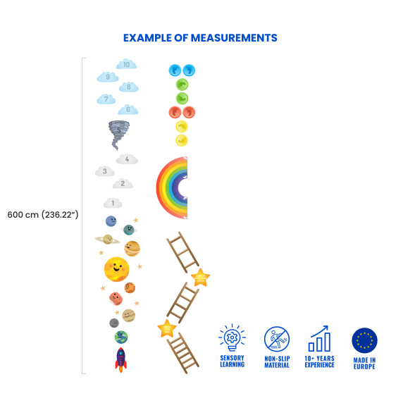 TRAVEL TO SPACE Interactive game stickers