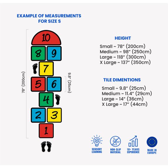 Classroom Floor Sticker for Games