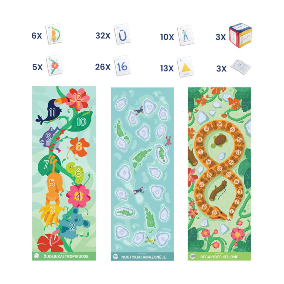 Rull-Out FUN® troopika kollektsiooni vaipade RENT NÄDALAKS haridusasutustele