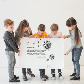 CHILDREN'S LAND Picture on canvas