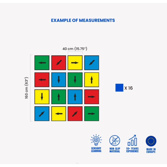 LABYRINTH Golvklistermärke för spel